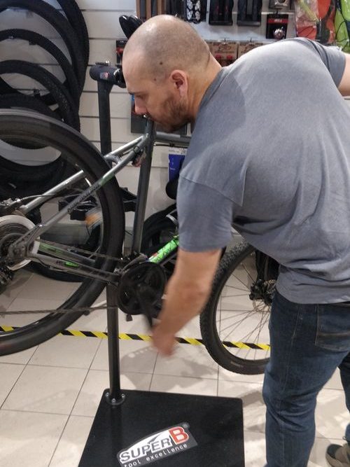 Atelier de réparation de vélos