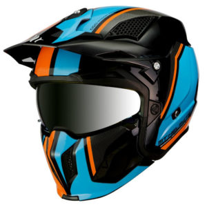 Casque Trial MT Street Fighter SV Twin – Bleu Ciel