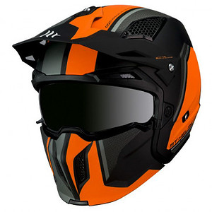 Casque trial MT Street Fighter SV Twin – Orange