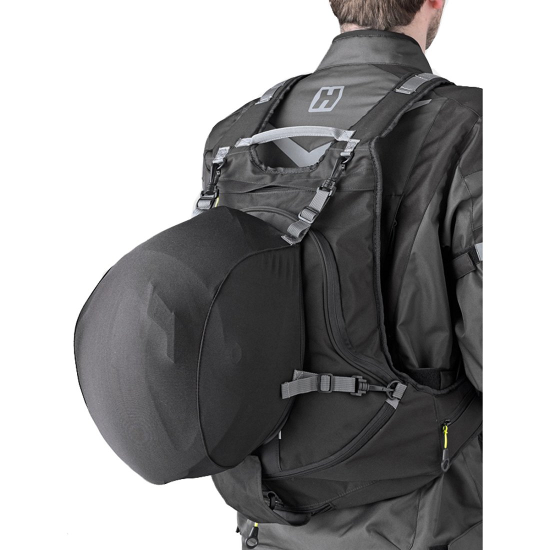 EA104B - Sac à dos extensible avec sacoche porte casque – Image 2
