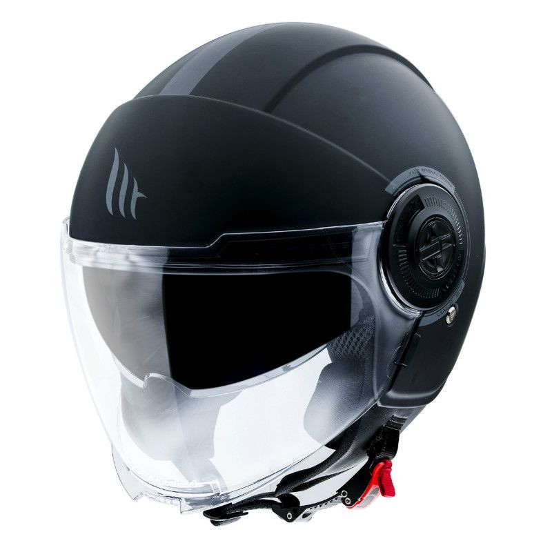 Casque Jet MT VIALE SV noir mat
